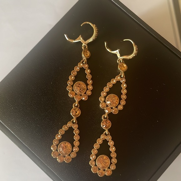 Vintage GIVENCHY Crystal Earrings - Picture 3 of 3